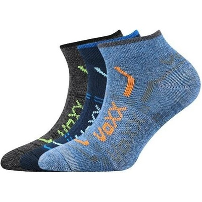 VoXX Dětské sportovní ponožky 3 páry Rexík 01 mix A kluk