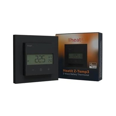 HEATIT Z-Temp3 Černý Matný