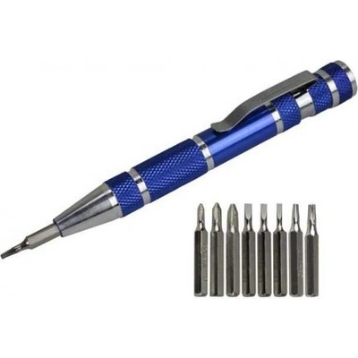 MAGG Mini skrutkovač 9v1 s bitmi - hodinárske