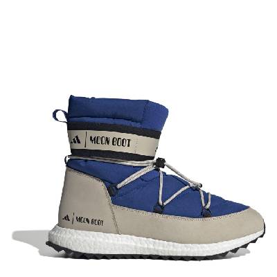 Детски обувки Adidas Kids' Moonboost High Seasonal Snow Boots - Blue/Blue/Blk