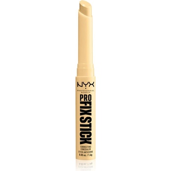 NYX Cosmetics Pro Fix Stick коректор за уеднаквяване цвета на кожата цвят 0.3 Yellow 1, 6 гр