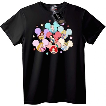 NOONEBRAND Тениска Disney Принцеси Mickey - 5XL, White