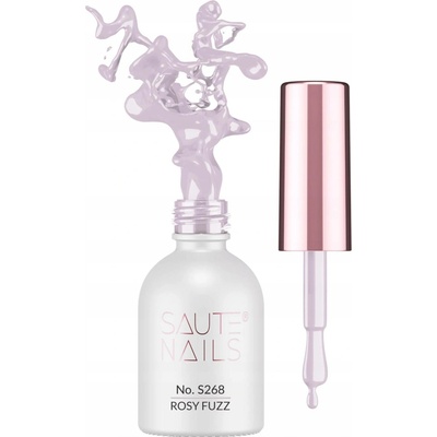 SAUTE NAILS Hybridní lak na nehty S268 ROSY FUZZ 8ml