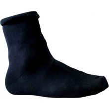Ovecha ponožky pre osoby s objemnými nohami bez lemu čierne