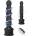 SuperLove Wriggling, Rotating & Vibrating Anal Dildo with Suction Cup & Remote Black