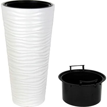 Serinova SERINOVA-Кашпа Ø40xh80cm 13.7L БЯЛА (KVT3) - 3части (0150349)