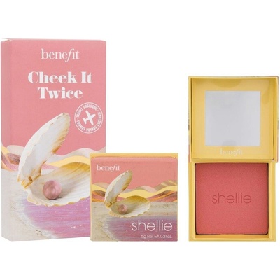Benefit Shellie Blush Warm Seashell-Pink Lícenka Cheek It Twice 6 g