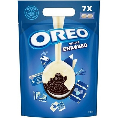 Oreo Enrobed White sušenky v bílé polevě 287 g