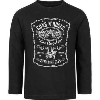 METAL-KIDS детска тениска с дълъг ръкав Guns N' Roses - Paradise City - Black/White - METAL-KIDS - 803.36. 8.7