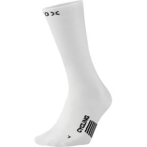 STOX Energy Socks Мъжки чорапи за колоездене STOX Energy Socks Cycling Socks Mid-Calf Cycling socks - White / Black - размер 43-47 (EU) (207-2103-0212)