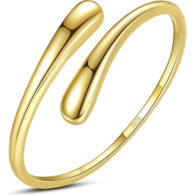 Meucci pozlacený stříbrný prsten SYR057