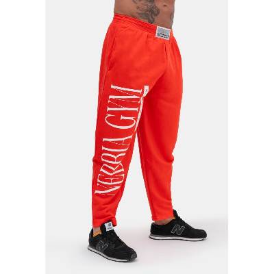 Nebbia Beast Mode On ikonické tepláky 186 - red - M
