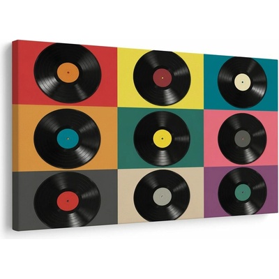 Obraz retro vinylové platne