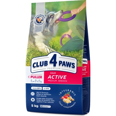 Club4Paws Premium Active Pre dospelých aktívnych psov stredných plemien 0,1 kg