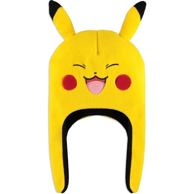 Pokémon Novelty Pikachu Sherpa Polar Fleece Beanie Yellow