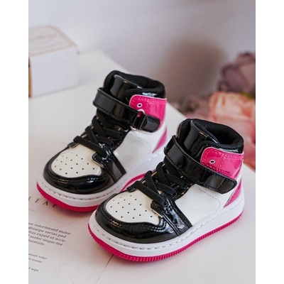 Milara sportovní lakované růžovo-bílé