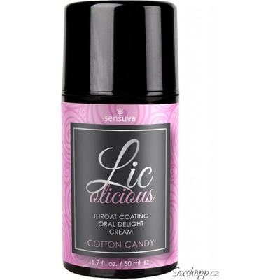Sensuva Lic-o-licious Cotton Candy Oral Delight Cream 50 ml