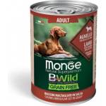 Monge BWILD Grain Free Adult Lamb хапки в сос с агнешко, тиква и тиквички, без зърнени храни 400gr