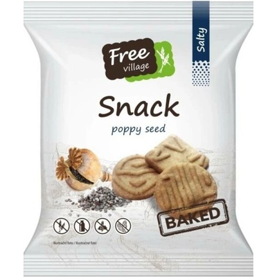 Free village Snack s makem bez lepku 100 g