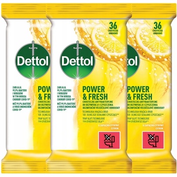 Dettol Vlhčené obrúsky multifunkčné čistenie 36 ks