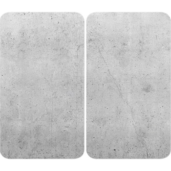 Wenko Комплект от 2 сиви стъклени капака за печка Universal - Wenko (53906100)