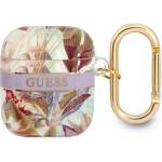 Guess GUA2HHFLU калъф за AirPods, лилав, Flower Strap Collection (GUA2HHFLU)
