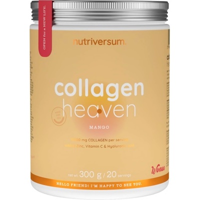 Nutriversum Collagen Heaven | added Zinc, Vitamin C and Hyaluronic Acid [300 грама] Манго