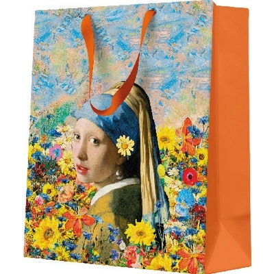 Paw Papírová taška PAW střední Vermeers Floral Muse ,balení 5 ks 663634