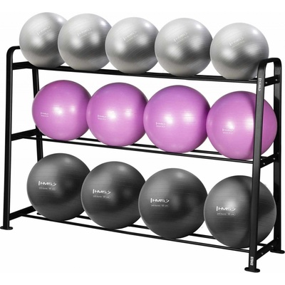 Sada 13 gymnastických míčů HMS YB02 se stojanem STR43