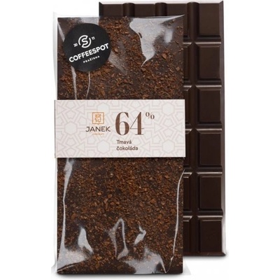 JANEK CHOCOLATE Horká čokoláda s kávou 85 g