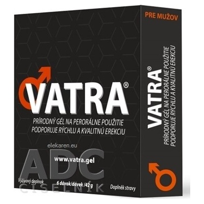 Monca X TREME DOO VATRA pre mužov gél na perorálne použitie 6x7 g