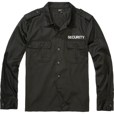 Brandit Мъжка риза в черен цвят Security USBW-9763-2 - Черен, размер 9XL