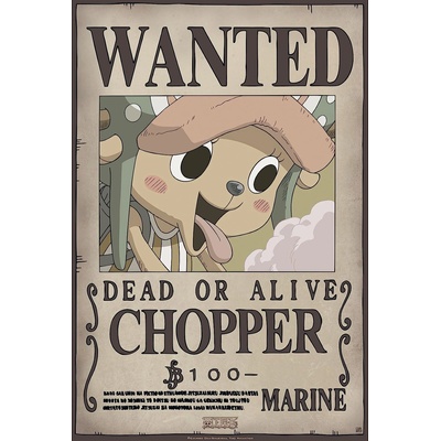 GB eye Мини плакат GB eye Animation: One Piece - Chopper Wanted Poster (Series 2) (ABYDCO432)