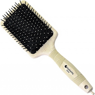 Hairway Organica kefa na vlasy z organického materiálu s polyamidovými štetinami béžová 08448