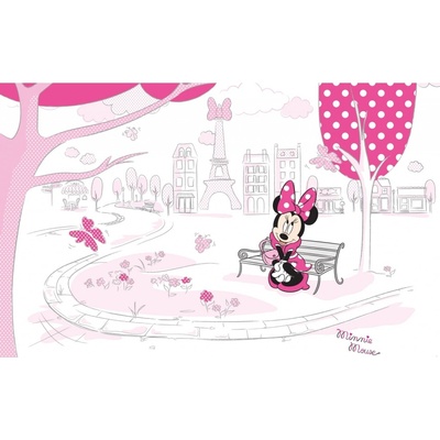 Komar Vliesová fototapeta Minnie in Paris rozměry 400 x 250 cm