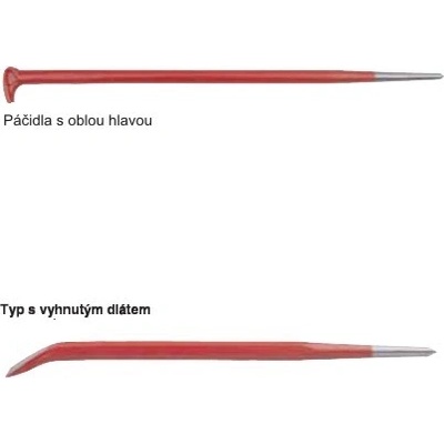 Páčidlo 300x13mm oblá hlava