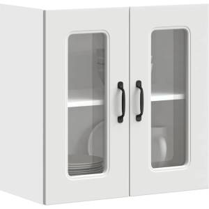 vidaXL Кухненски стенен шкаф с стъклена врата, Kalmar, инженерно дърво (853667)