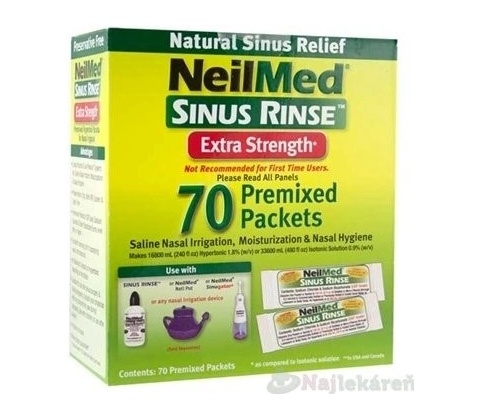 Sinus Rinse Hypertonic 70 sáčků