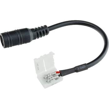 Image 1 of OPTONICA ГЪВКАВ КОНЕКТОР ЗА led ЛЕНТА 3528 dc female (6612)