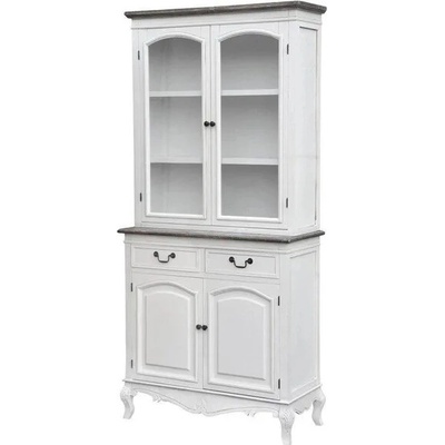 LivinHill Rimini 90 cm biela / tmavohnedá