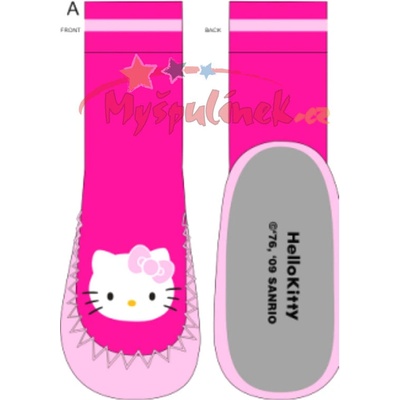 Sanrio Hello Kitty ponožky s podrážkou růžové – Hledejceny.cz
