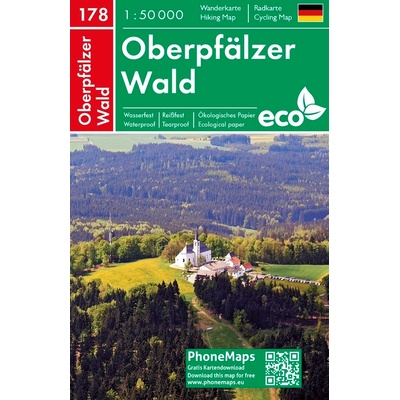 Německo: Hornofalcký les / Turistická mapa PhoneMaps 178
