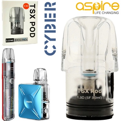 aSpire Cyber S/X TSX cartridge 3ml 0,8 ohm