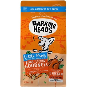 Barking Heads & Meowing Heads Little Paws Bowl Lickin Goodness Chicken 1, 5 кг