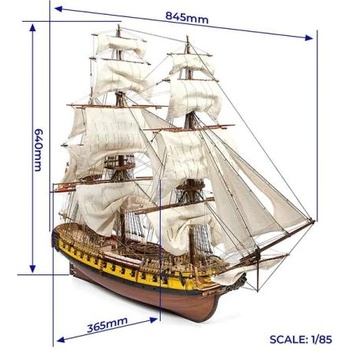 Occre N. S. Mercedes фрегата 1: 85 комплект