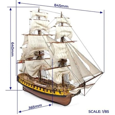 Occre N. S. Mercedes фрегата 1: 85 комплект