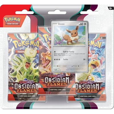 Pokémon TCG Obsidian Flames – 3 Blister Booster