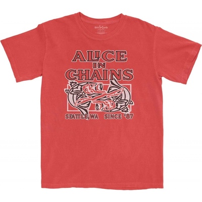 Alice In Chains tričko Totem Fish ružové