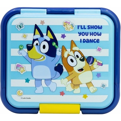 Stor Robustný multibox na desiatu Bluey s 3 priehradkami