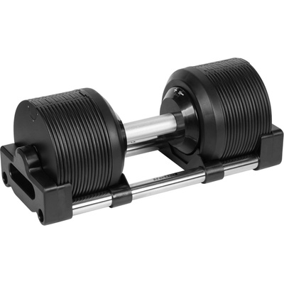 REBEL ACTIVE Nastavitelná činka litinová automat 36 kg krok co 1 kg